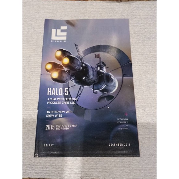 Lootcrate Collectible Magazines Set of 4. Sept/Dec 2015, Jan/Feb 2016. - Picture 5 of 10